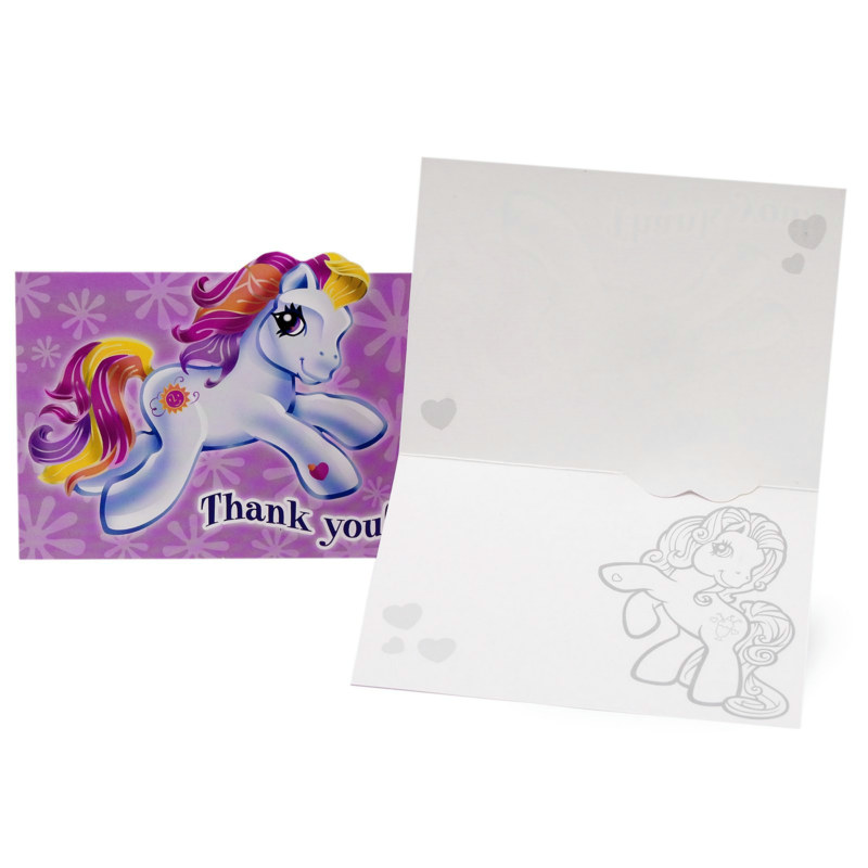 Postcard Thank YousMy Little Pony Friendship CollectionParty Accessory 