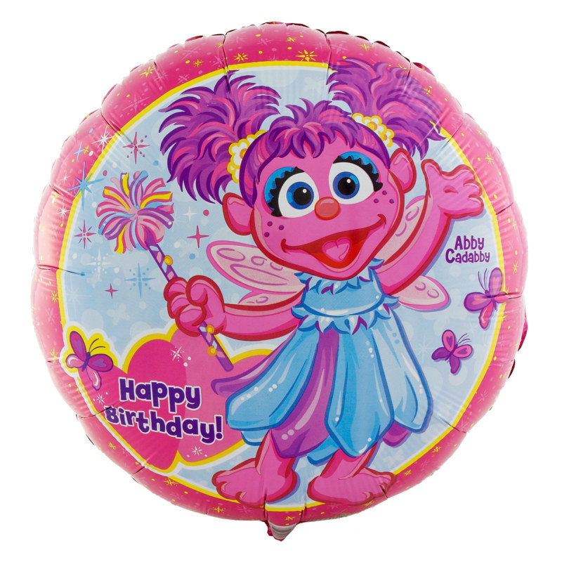 Abby Cadabby 18" Foil Balloon - Click Image to Close