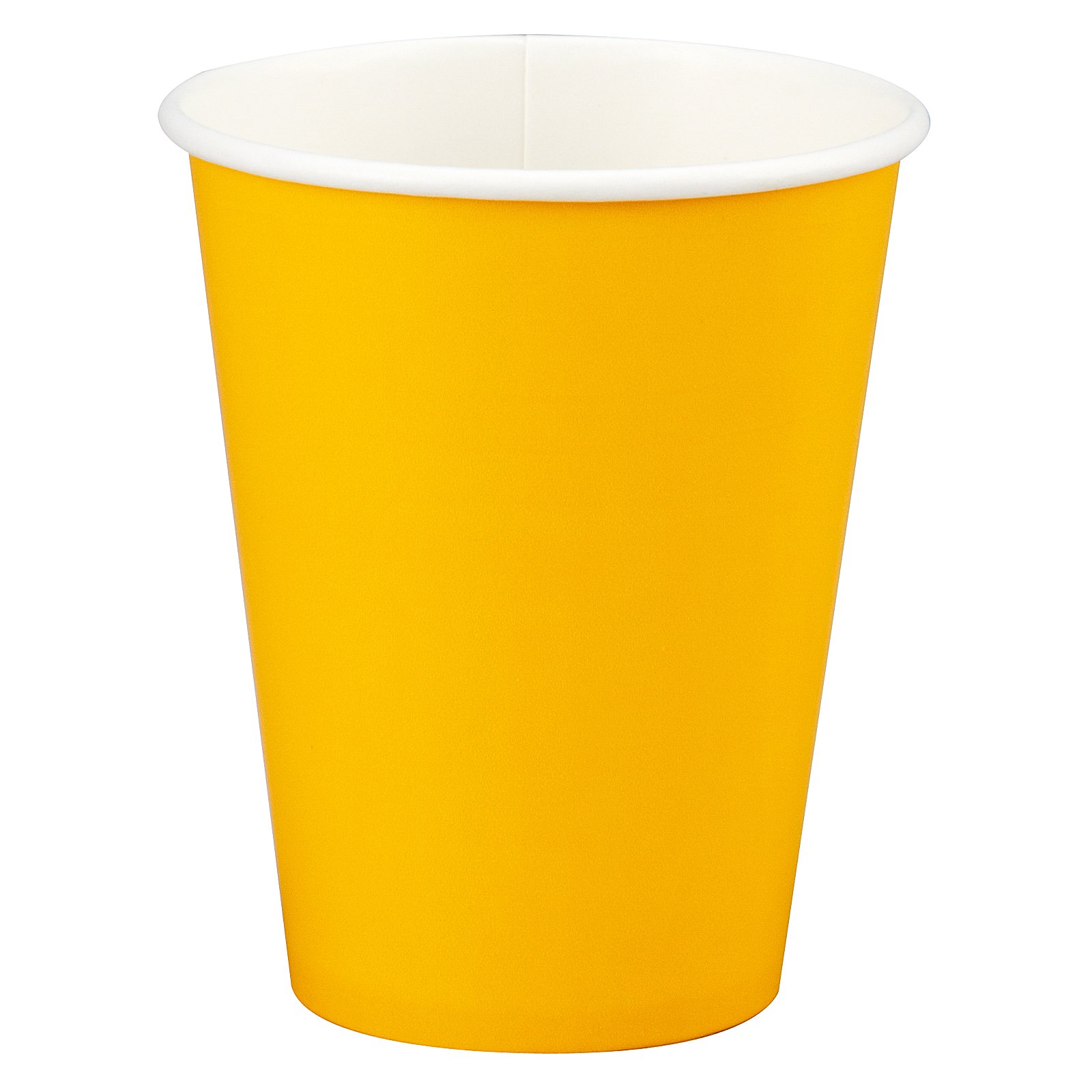 School Bus Yellow (Yellow) 9 oz. Paper Cups (24 count) - Click Image to Close