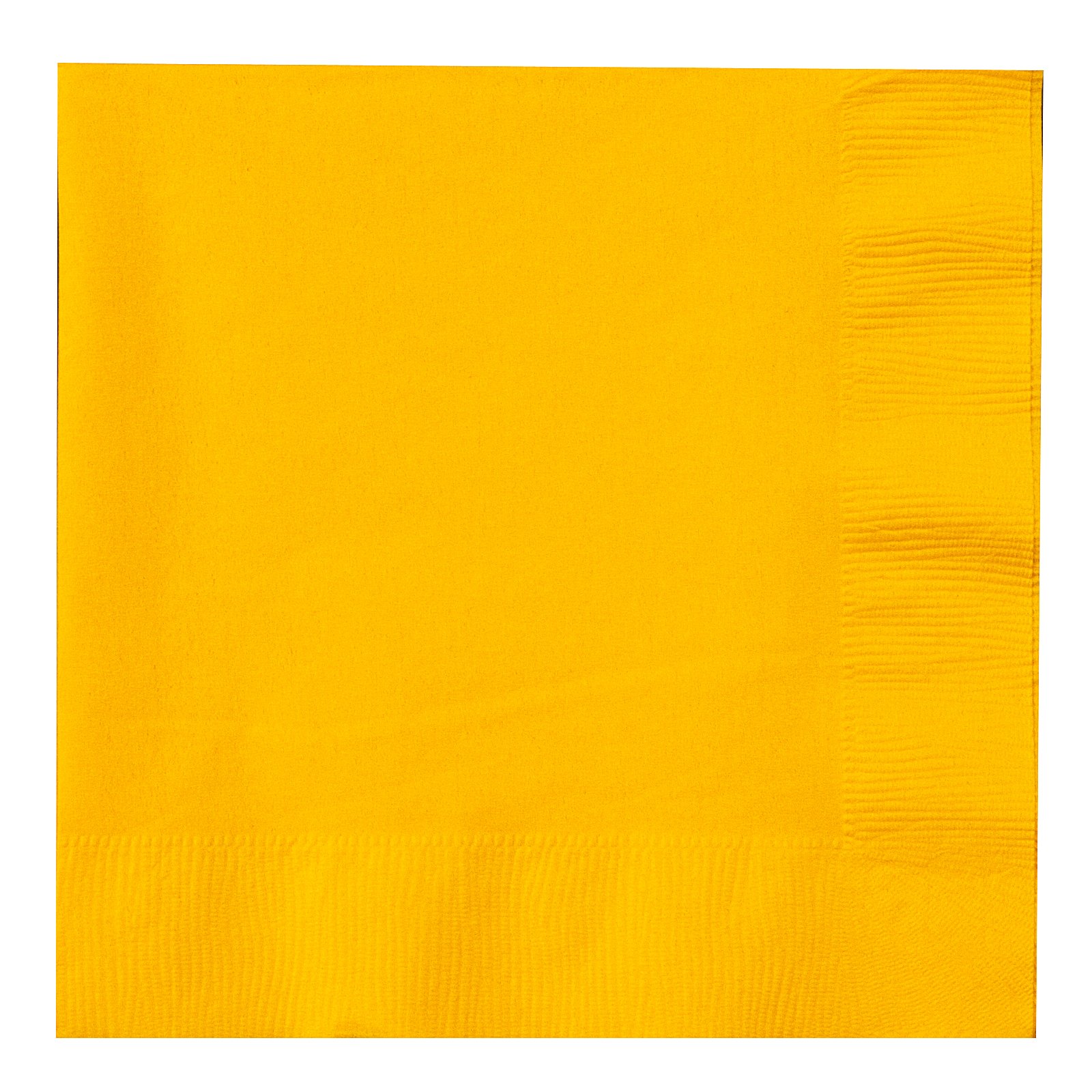 School Bus Yellow (Yellow) Lunch Napkins (50 count) - Click Image to Close