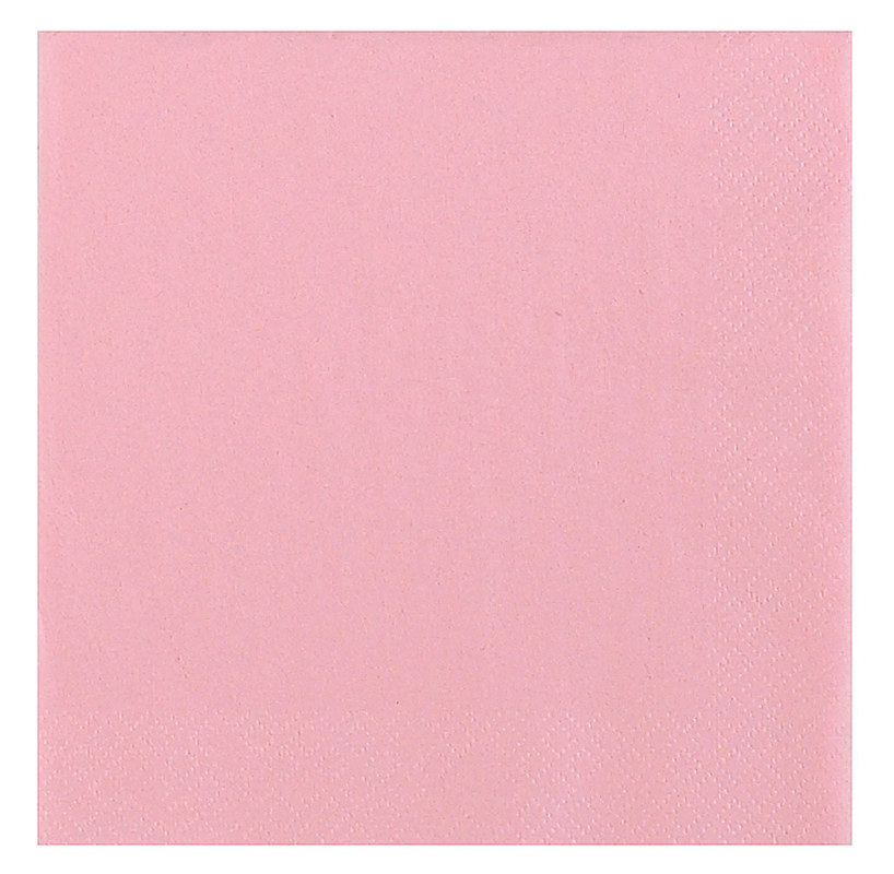 Light Pink Lunch Napkins (50 count) - Click Image to Close