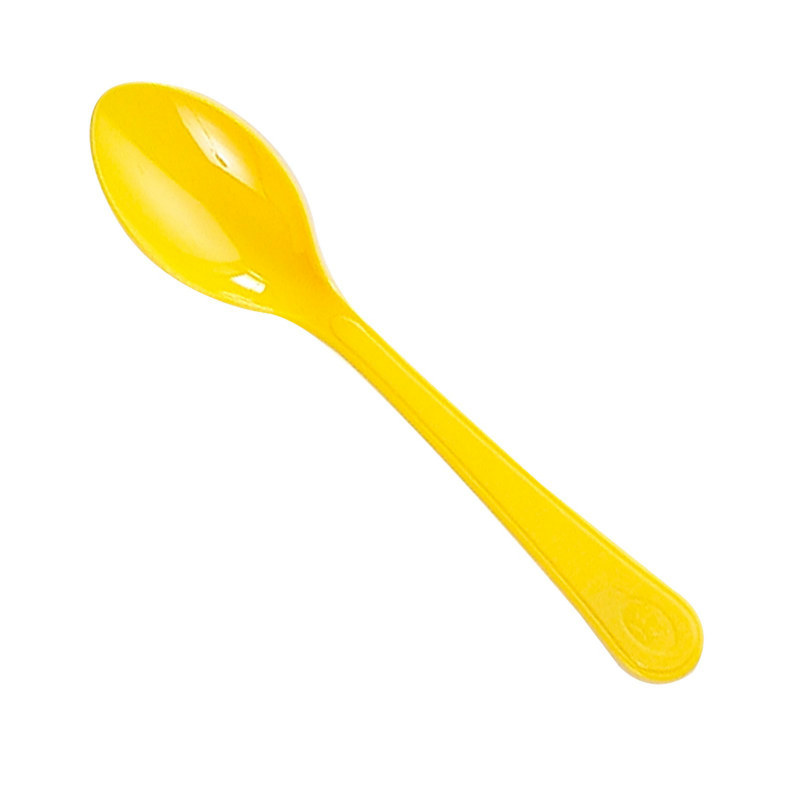 Yellow Heavy Weight Spoons (24 count) - Click Image to Close