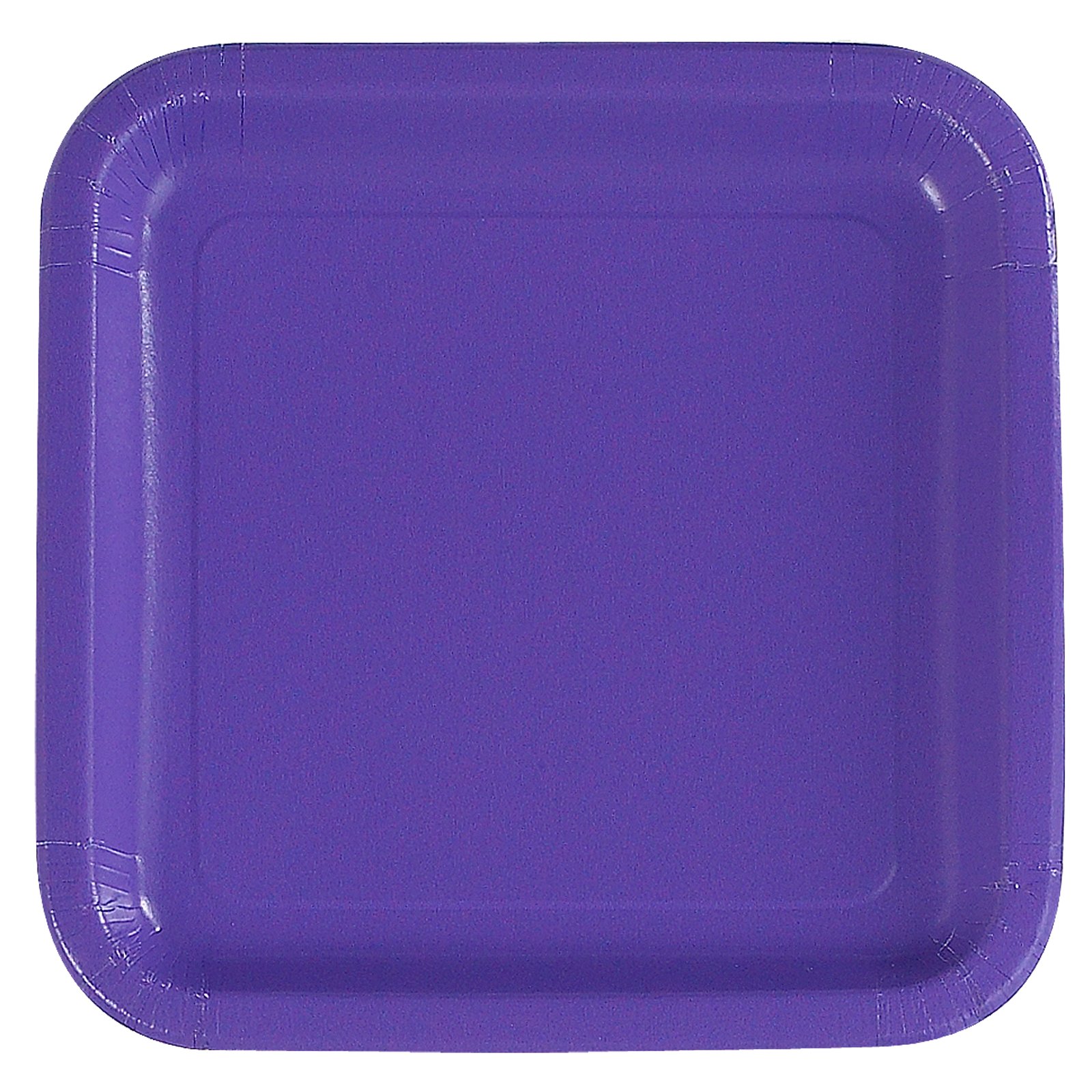 Simply Purple Square Dinner Plates (12 count)