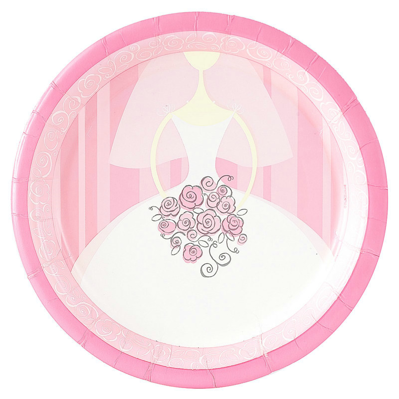 Bride to Be Dinner Plates (8 count) - Click Image to Close