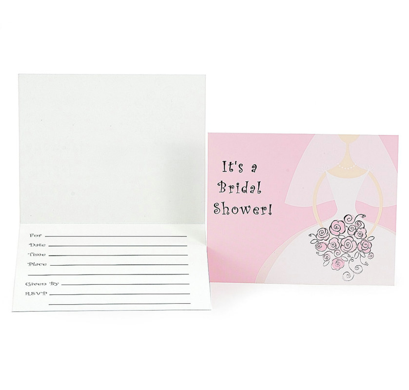 Bride to Be Invitations (8 count) - Click Image to Close