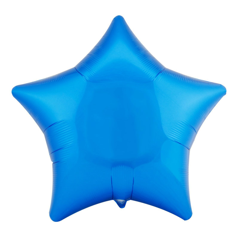 Blue Star 18" Foil Balloon