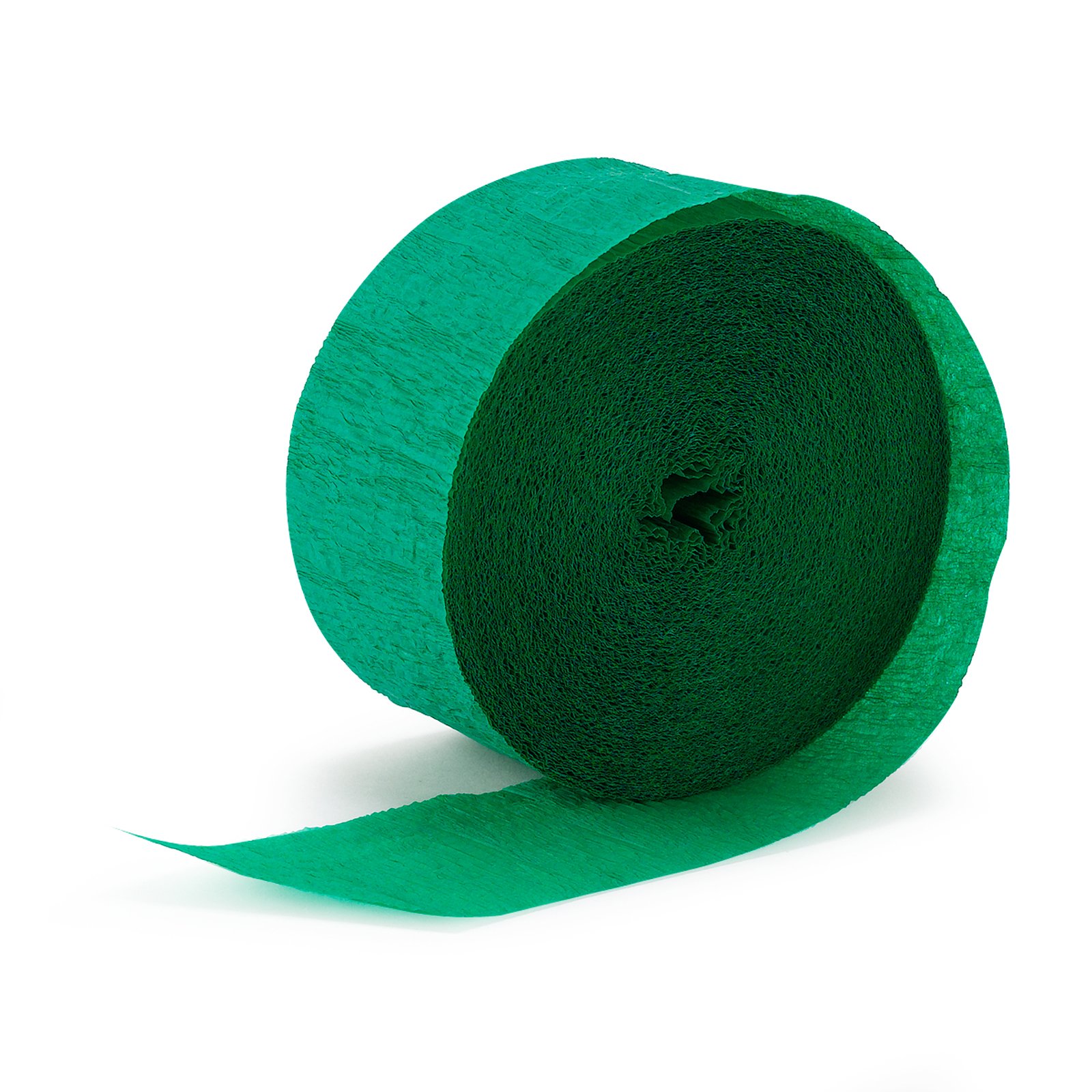 Holiday Green (Green) Crepe Streamer -81' - Click Image to Close