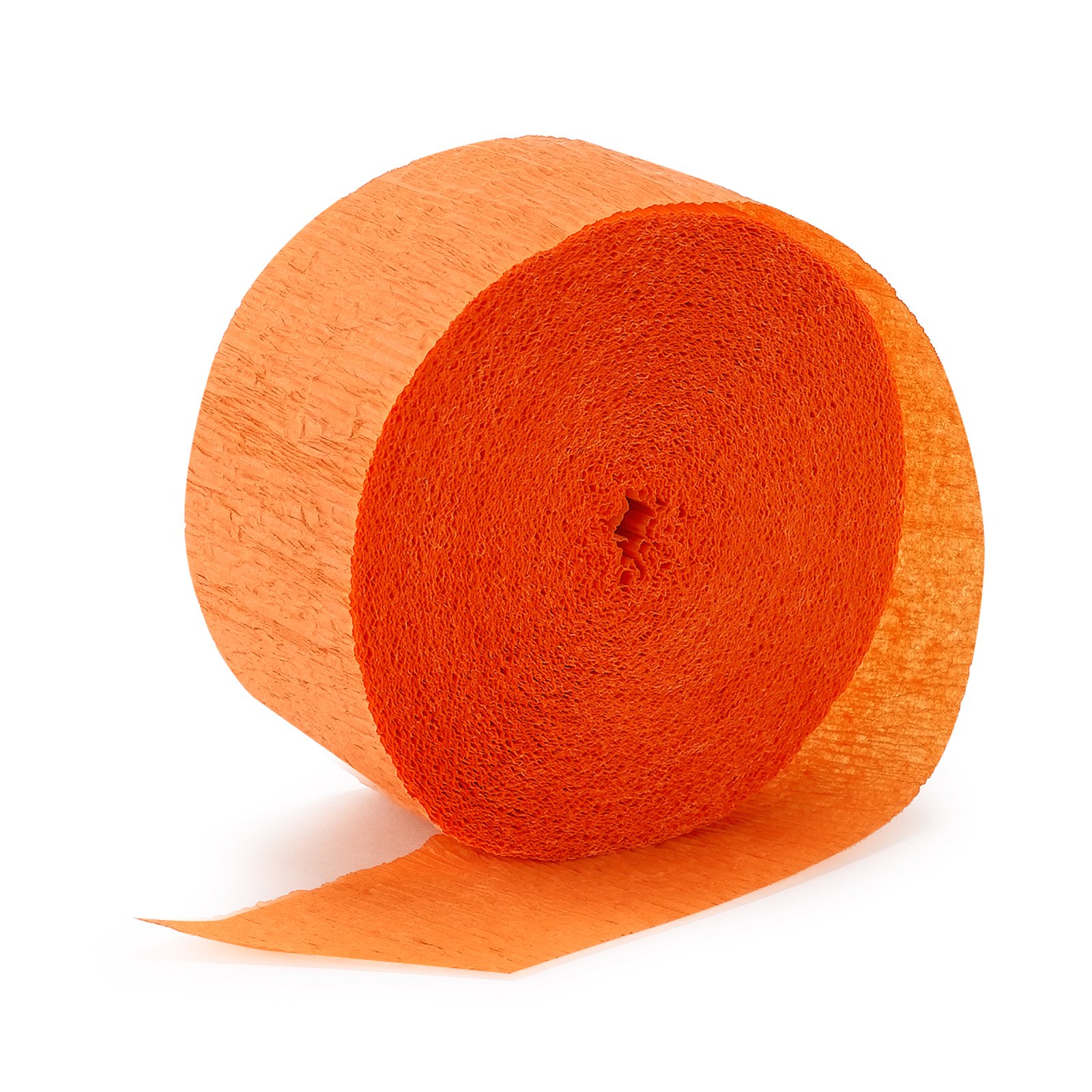 Bright Orange (Orange) Crepe Streamer - 81'