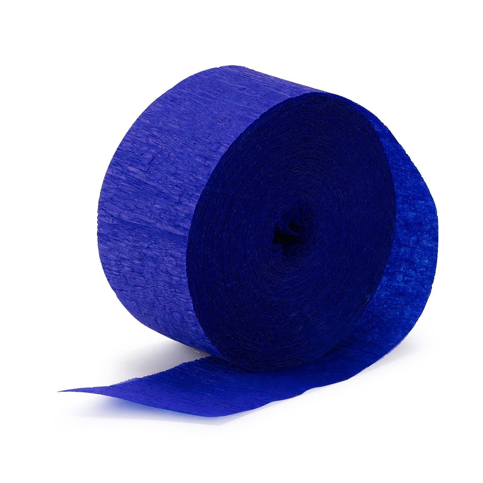 Sapphire Blue (Blue) Crepe Streamer - 81' - Click Image to Close