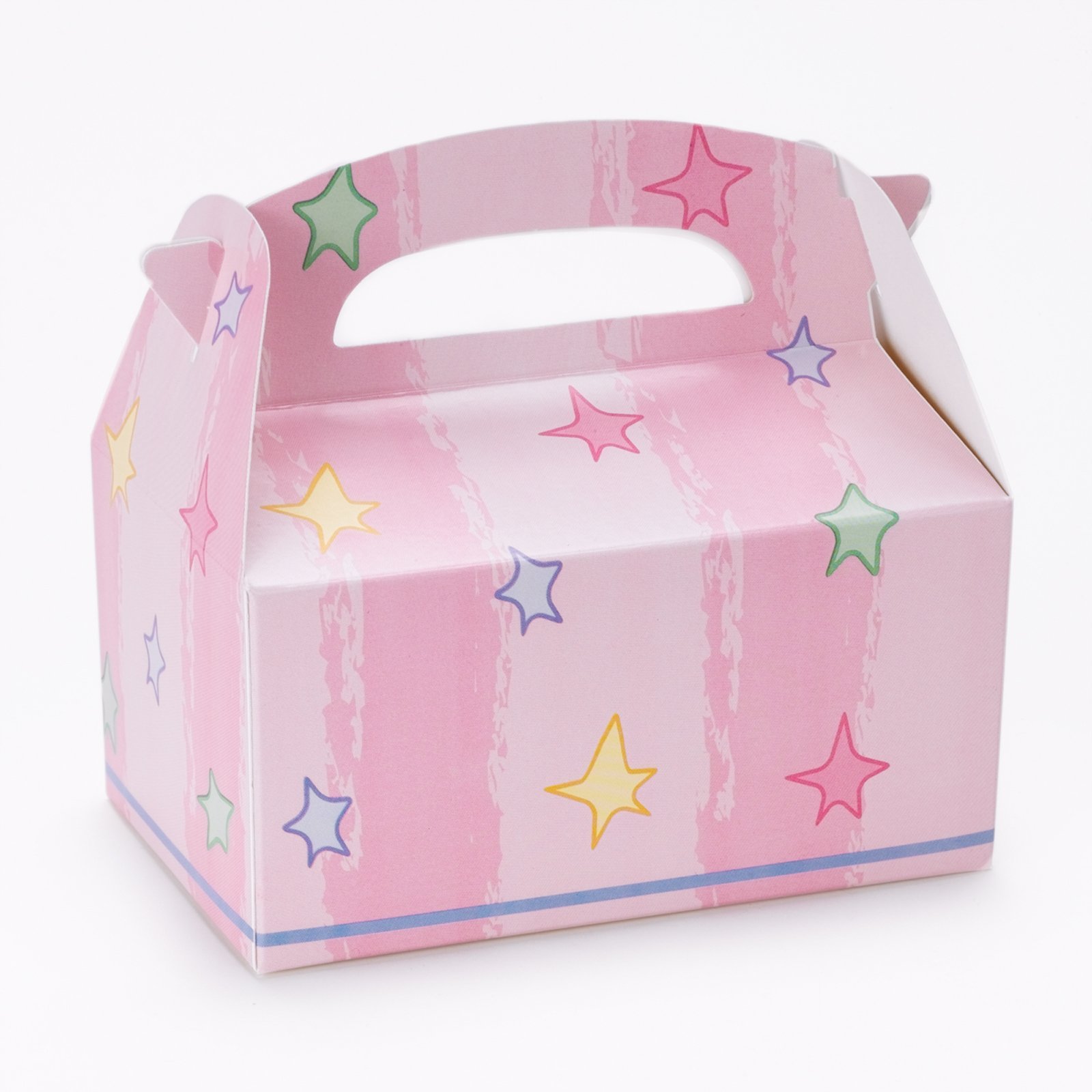 Pastel Stars Empty Favor Boxes (4 count) - Click Image to Close