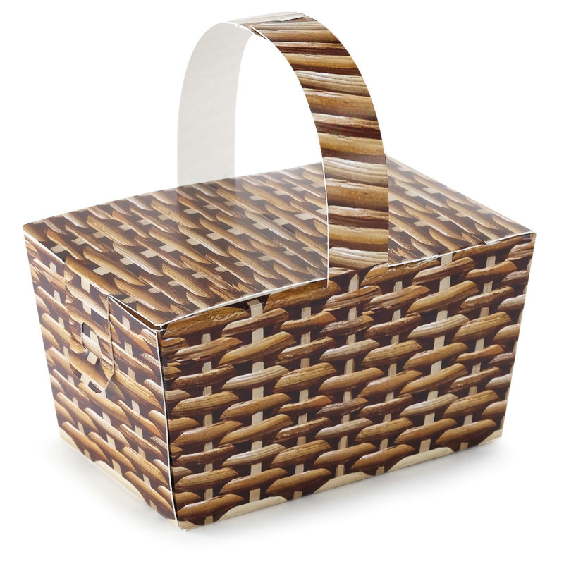 Basket Empty Favor Boxes (4 count) - Click Image to Close