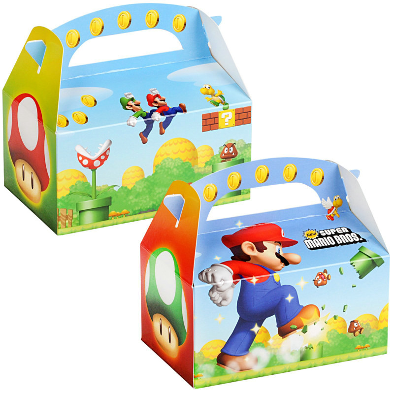 Super Mario Bros. Empty Favor Boxes - Click Image to Close