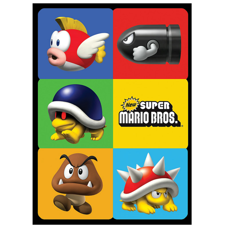 Super Mario Bros. Sticker Sheets - Click Image to Close