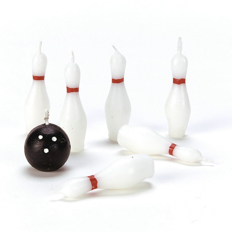 Bowling Set Candles