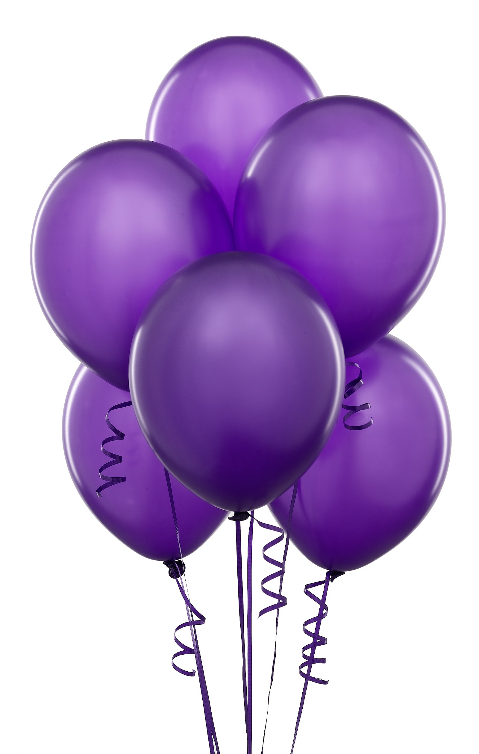 Perfect Purple (Purple) Latex Balloons (6 count) - Click Image to Close