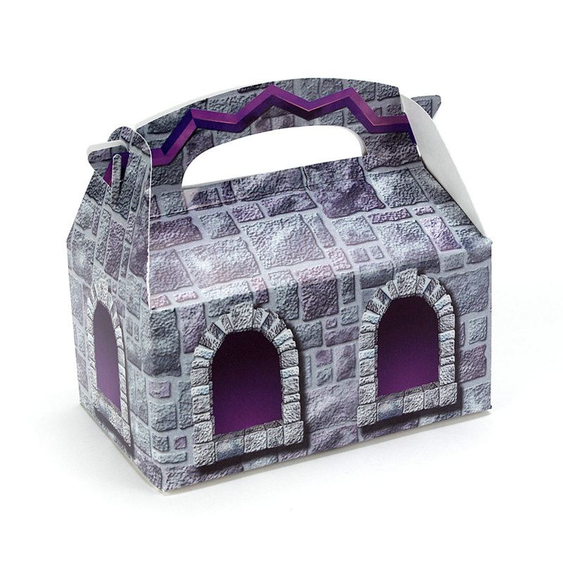 Stone Castle Empty Favor Boxes (4 count) - Click Image to Close