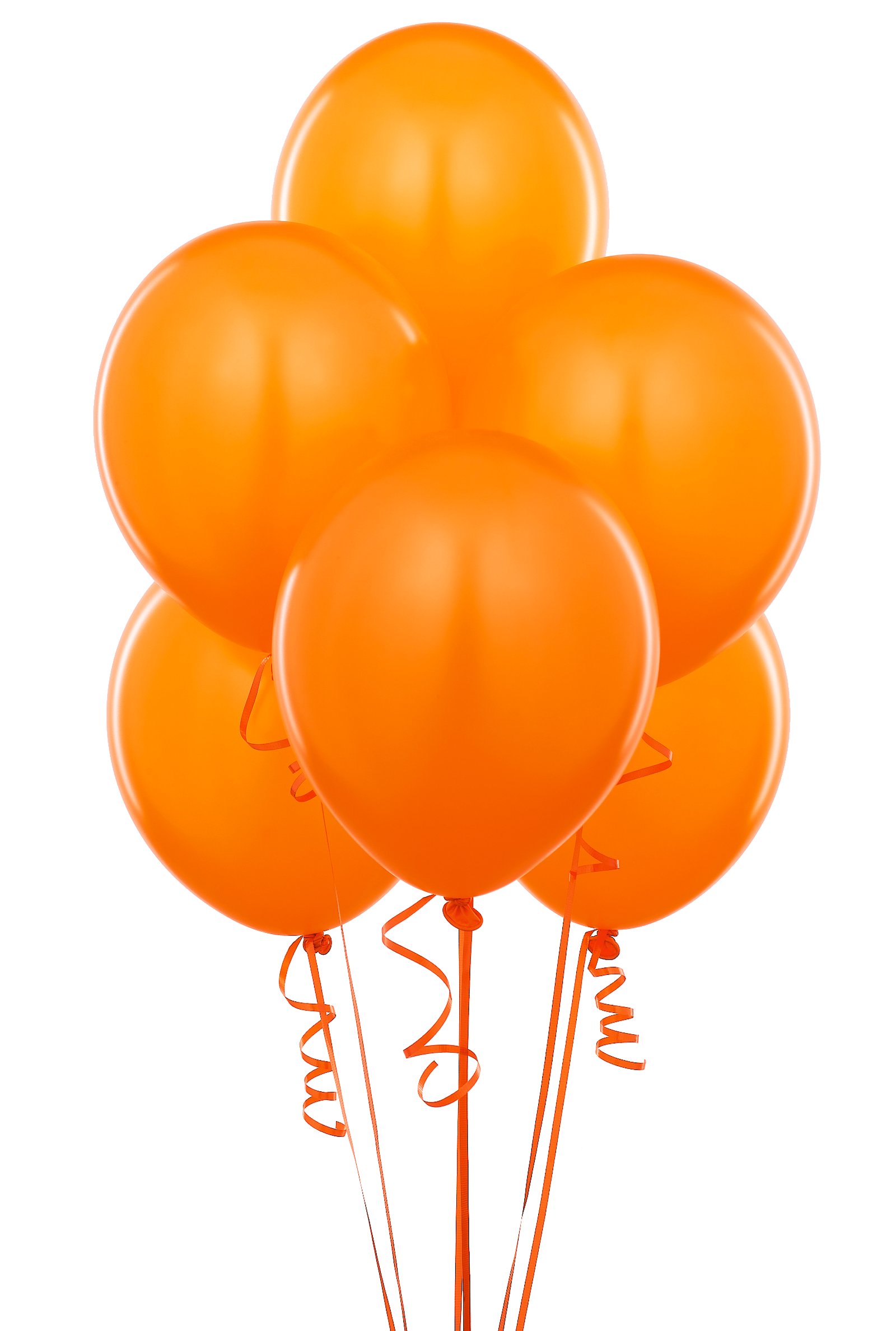 Sunkissed Orange (Orange) Balloons (6 count) - Click Image to Close