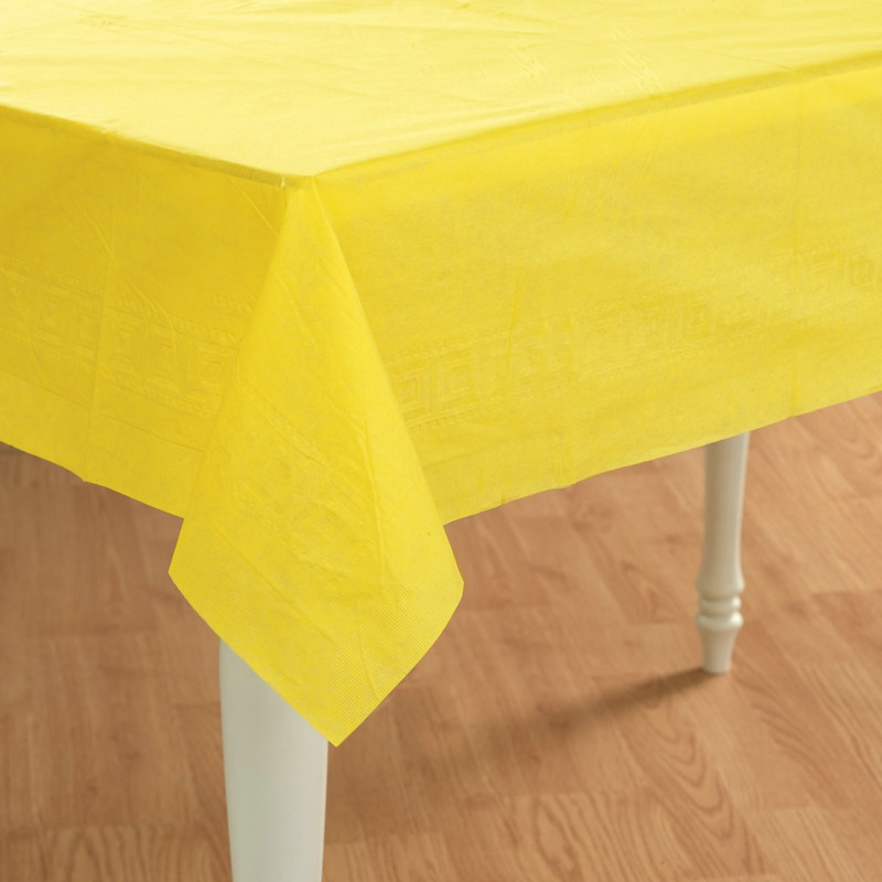 Lemon Yellow Tablecover - Click Image to Close