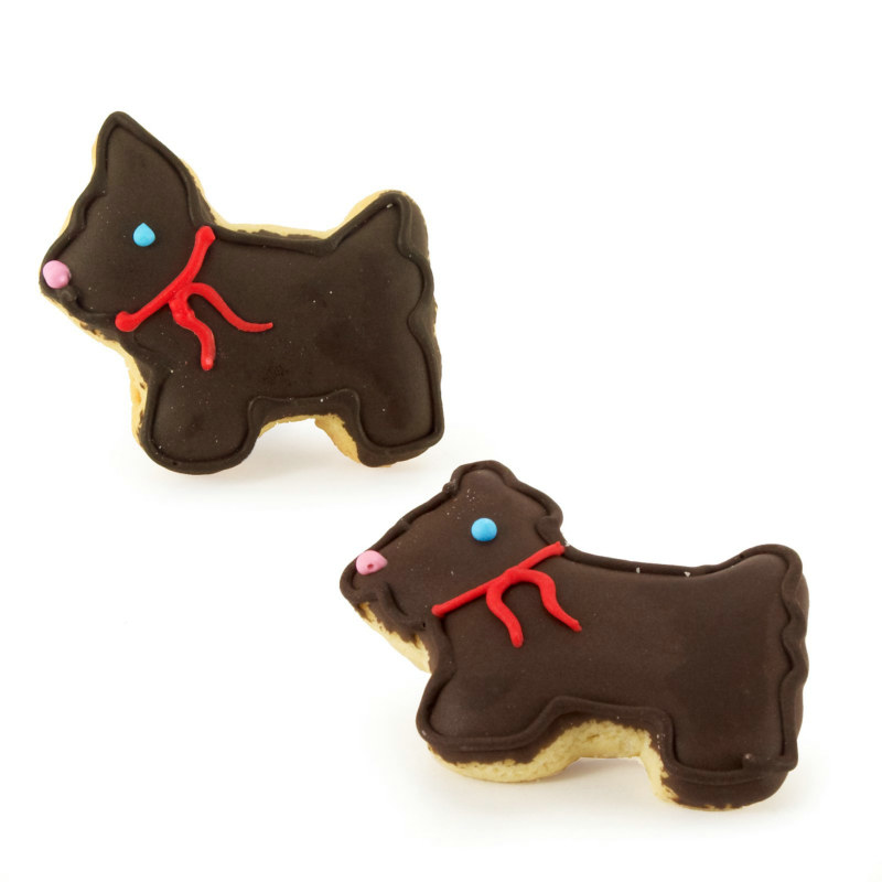 Terrier Dog Cookies (4 count) - Click Image to Close