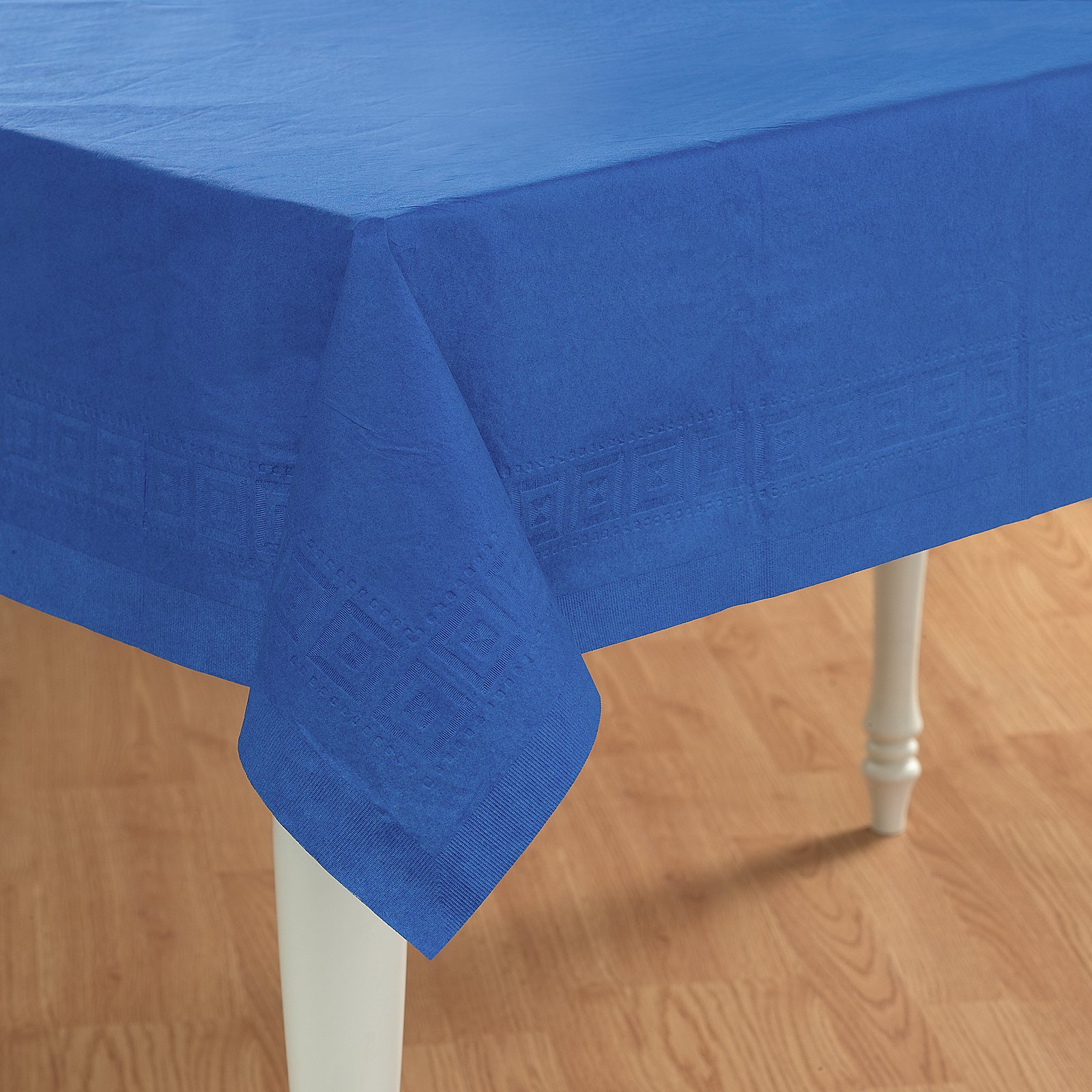 True Blue (Blue) Paper Tablecover - Click Image to Close