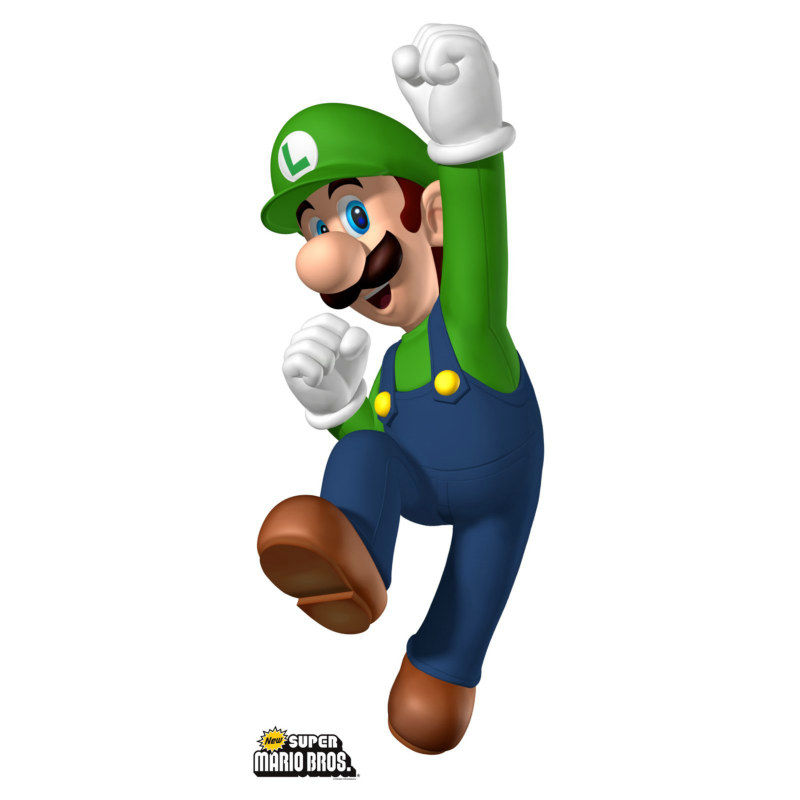 Super Mario Bros. Luigi Standup - Click Image to Close