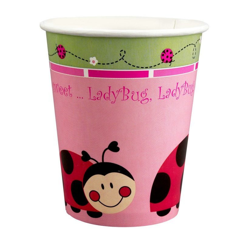Ladybugs: Oh So Sweet 9 oz. Cups - Click Image to Close