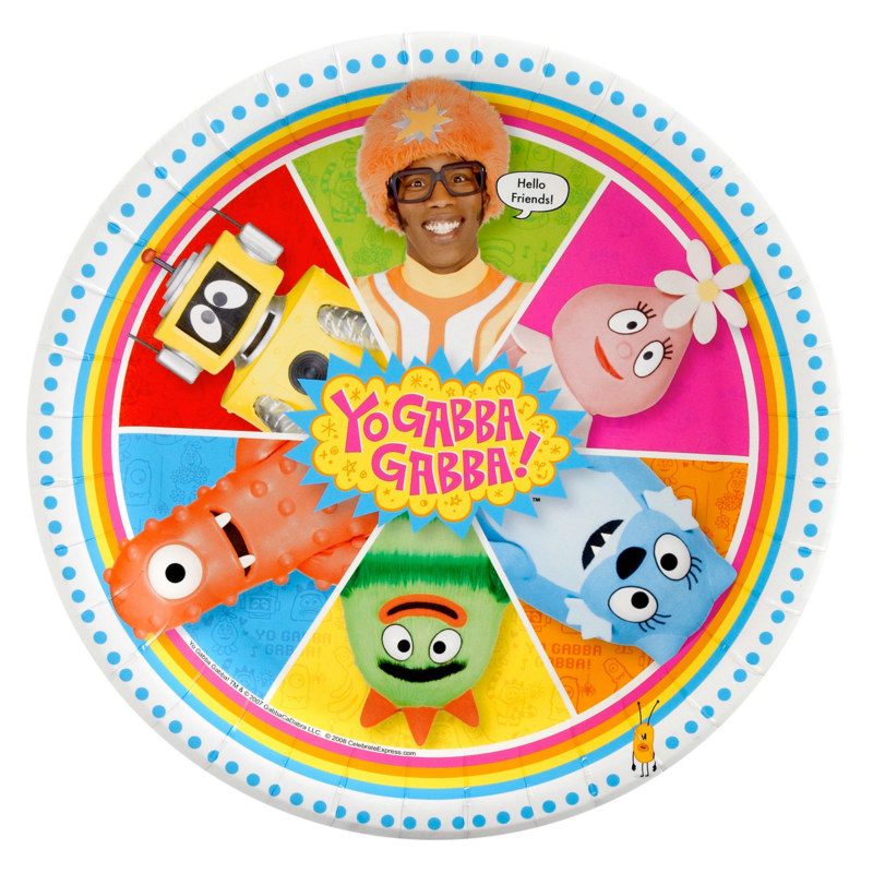 Yo Gabba Gabba! Dinner Plates - Click Image to Close