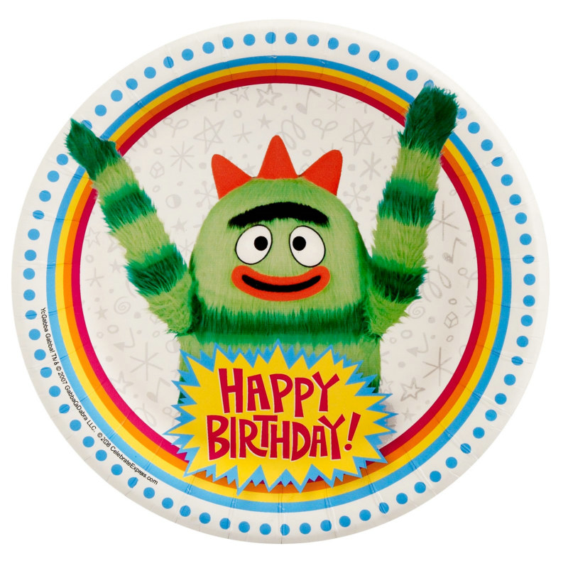 Yo Gabba Gabba! Dessert Plates - Click Image to Close