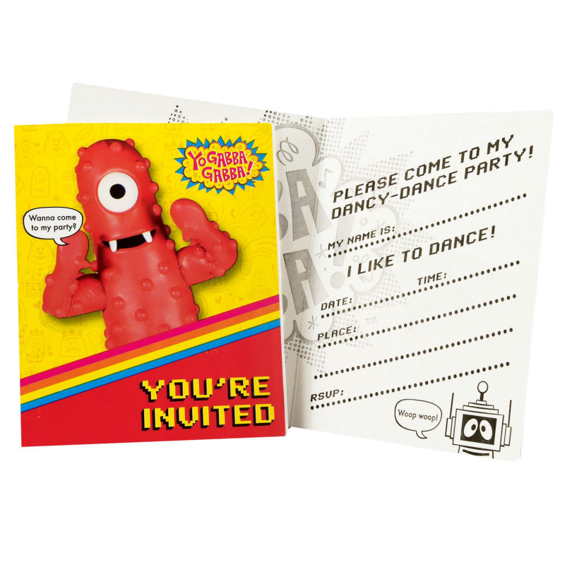 Yo Gabba Gabba! Invitations