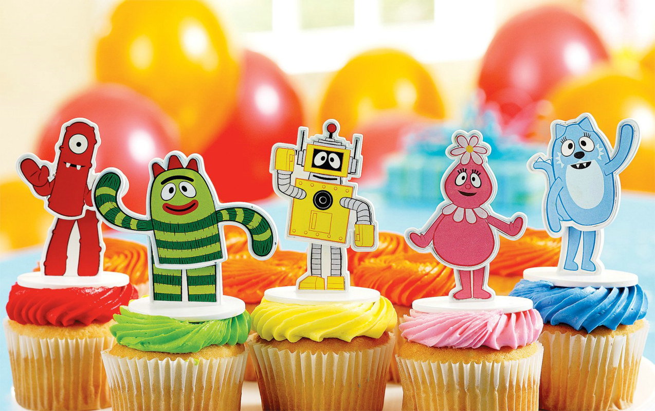 Yo Gabba Gabba! Cake Toppers