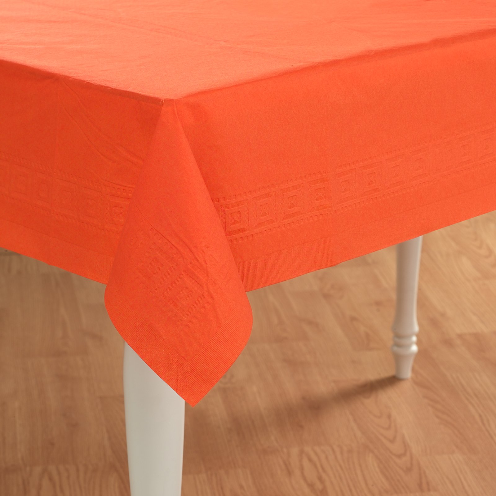 Sunkissed Orange (Orange) Paper Tablecover