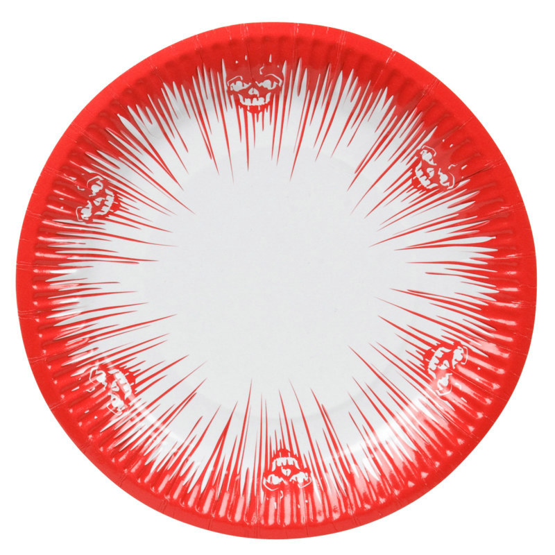 Bloody Banquet Dessert Plates (8 count) - Click Image to Close