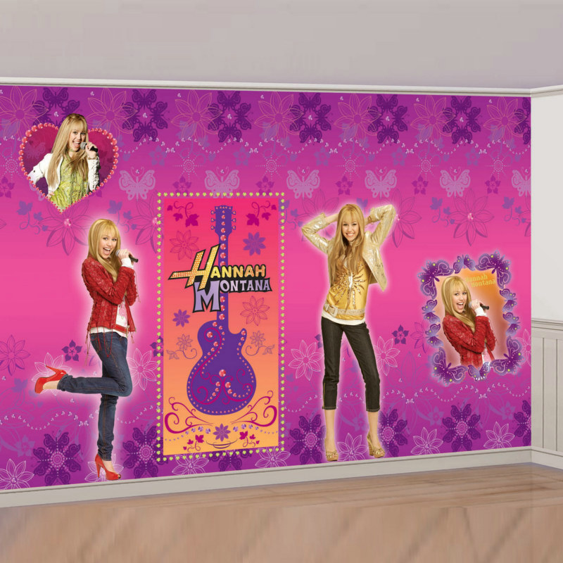 8' Hannah Montana Giant Decorating Set - Click Image to Close