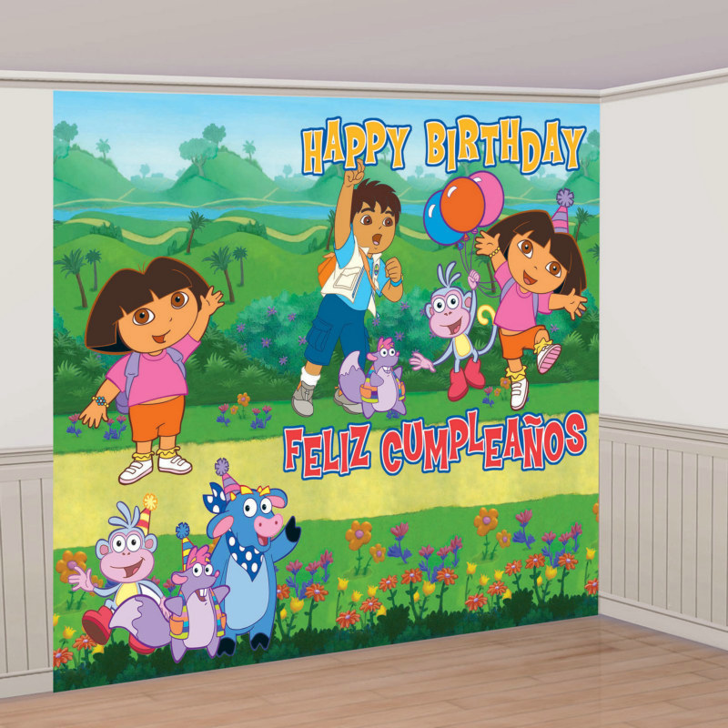 8' Dora Giant Decorating Set - Click Image to Close