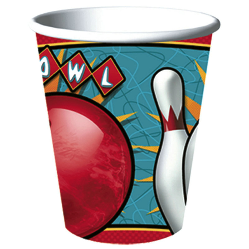 It's A Strike! Bowling 9 oz. Cups (8 count)