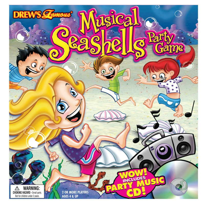 Musical Seashells Party Game with Party CD - Click Image to Close