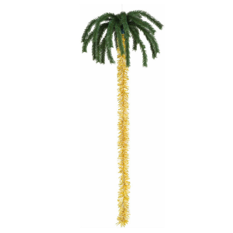 6' Natural Hanging Palm Tree - Click Image to Close