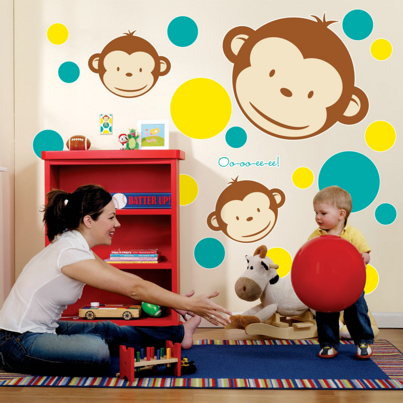 Mod Monkey Giant Wall Decals - Click Image to Close