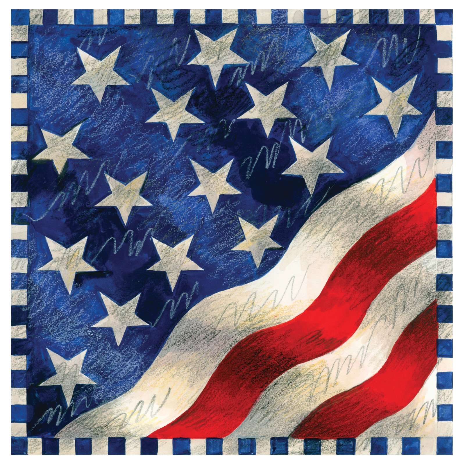 American Glory Lunch Napkins (20 count) - Click Image to Close