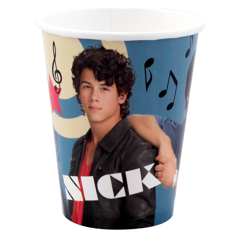 JONAS 9 oz. Paper Cups (8 count) - Click Image to Close