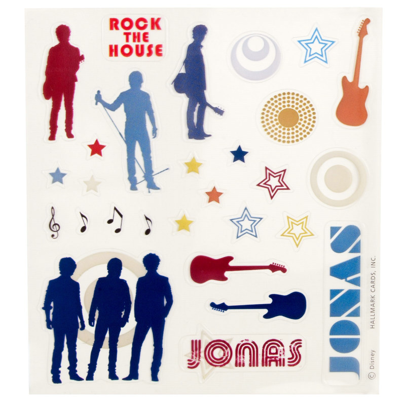 JONAS Cool Clings (2 sheets) - Click Image to Close