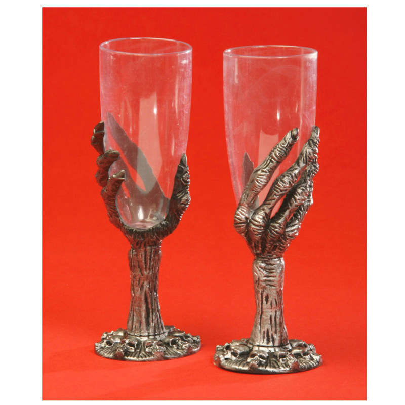 Creepy Champagne Flute - Click Image to Close