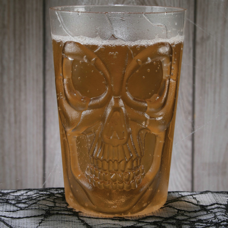Skull Tumbler Clear - Click Image to Close