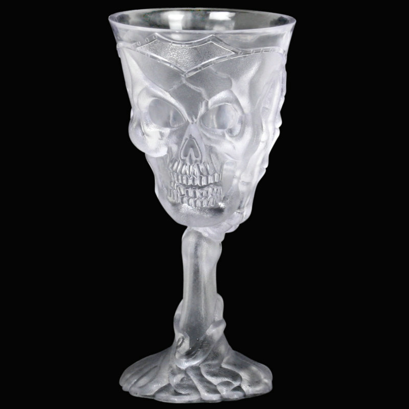 Halloween Clear Drinking Goblet - Click Image to Close