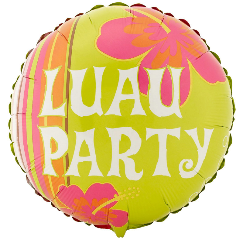 Luau Party 18" Foil Balloon