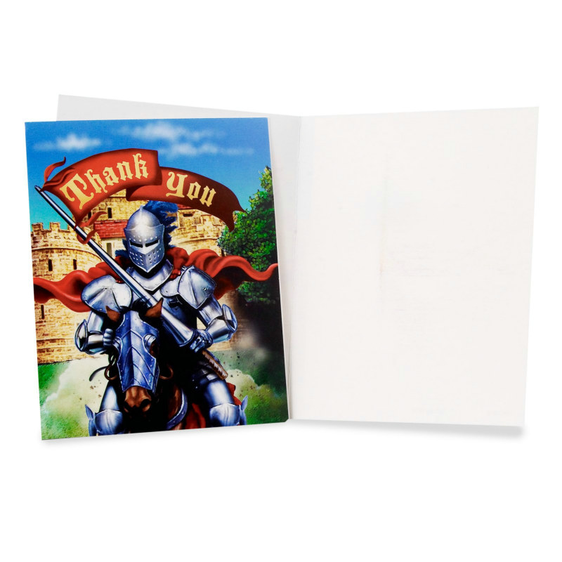 Knight Thank You Cards (8 count) - Click Image to Close