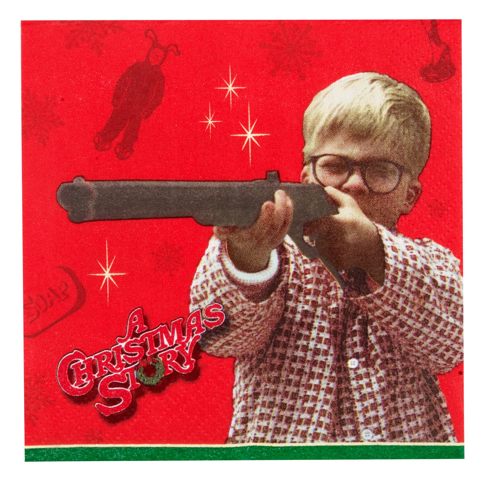 A Christmas Story Beverage Napkins (16 count) - Click Image to Close