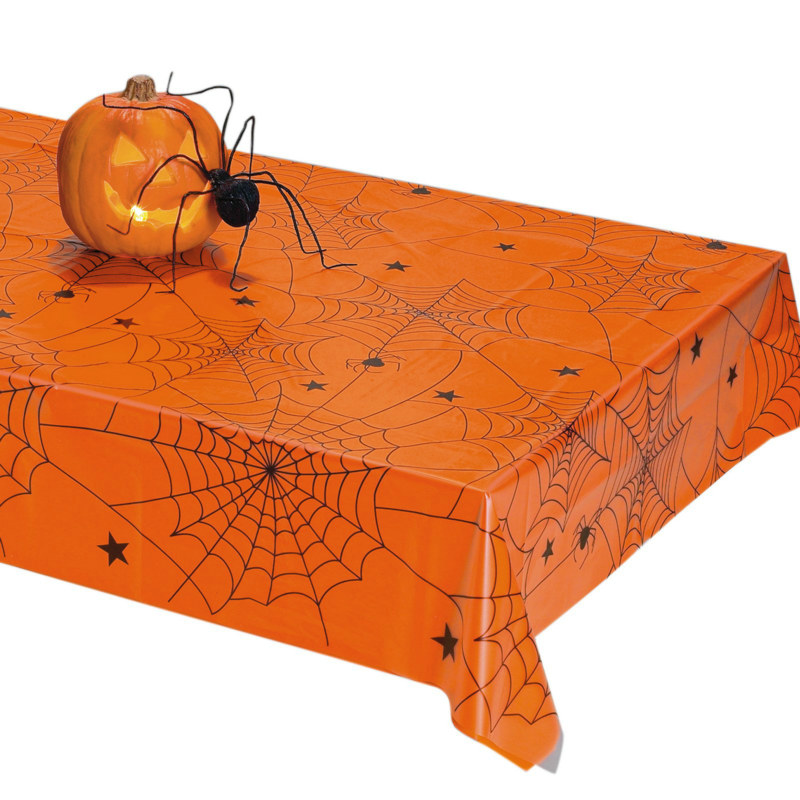 Spider Web Clear Overlay Tablecover - Click Image to Close