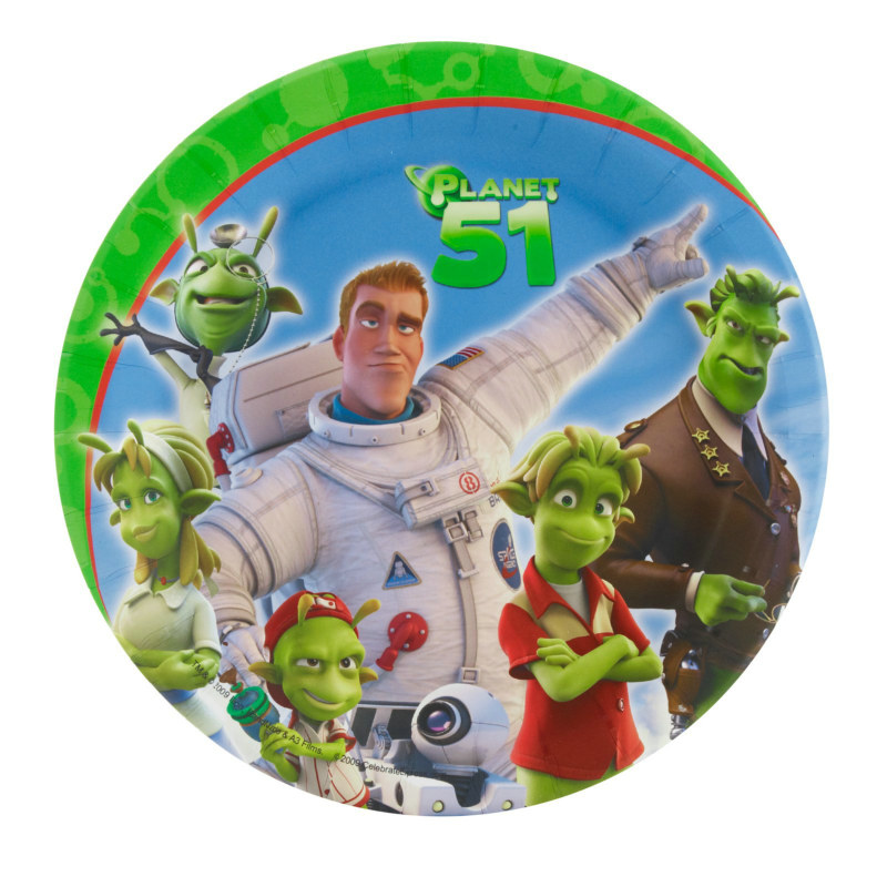 Planet 51 Dessert Plates (8 count) - Click Image to Close