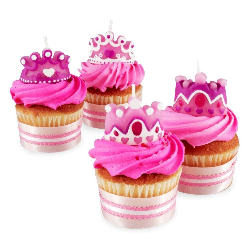 Princess Candles (4 count) - Click Image to Close